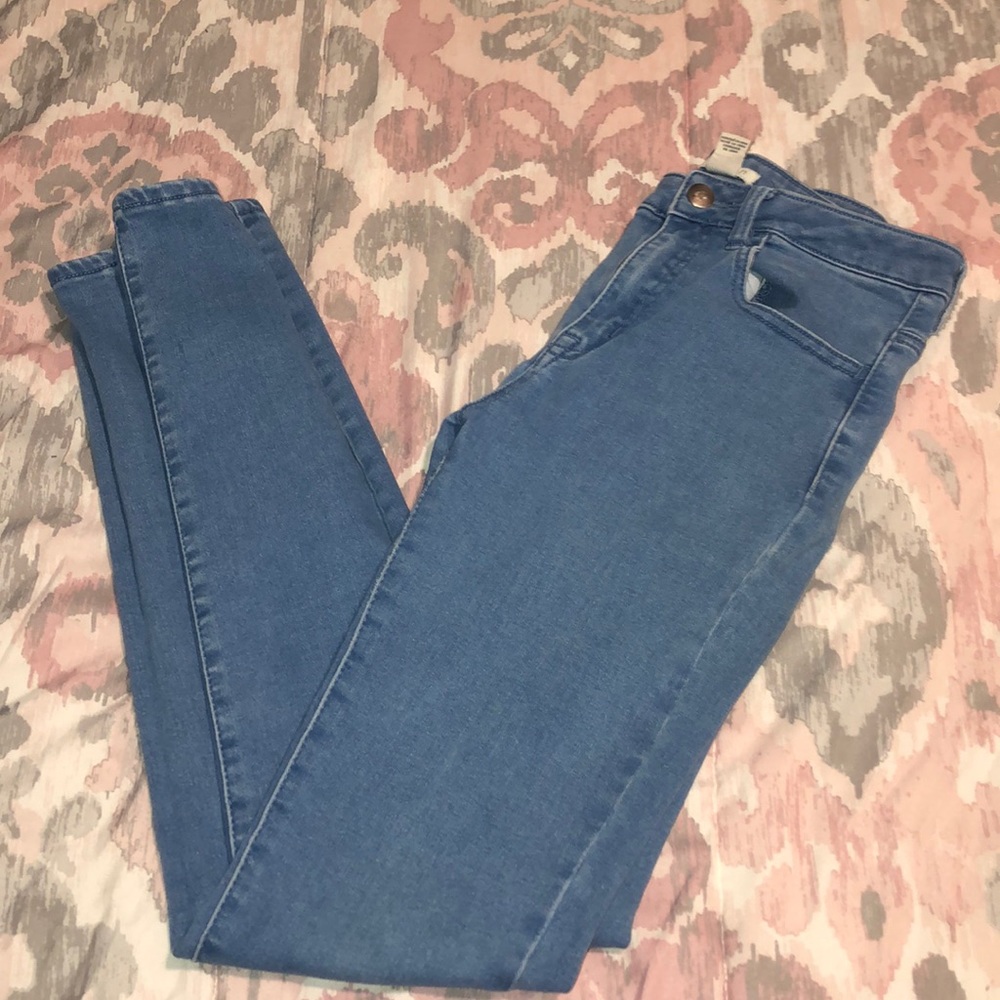 Forever 21 Blue Skinny jeans
